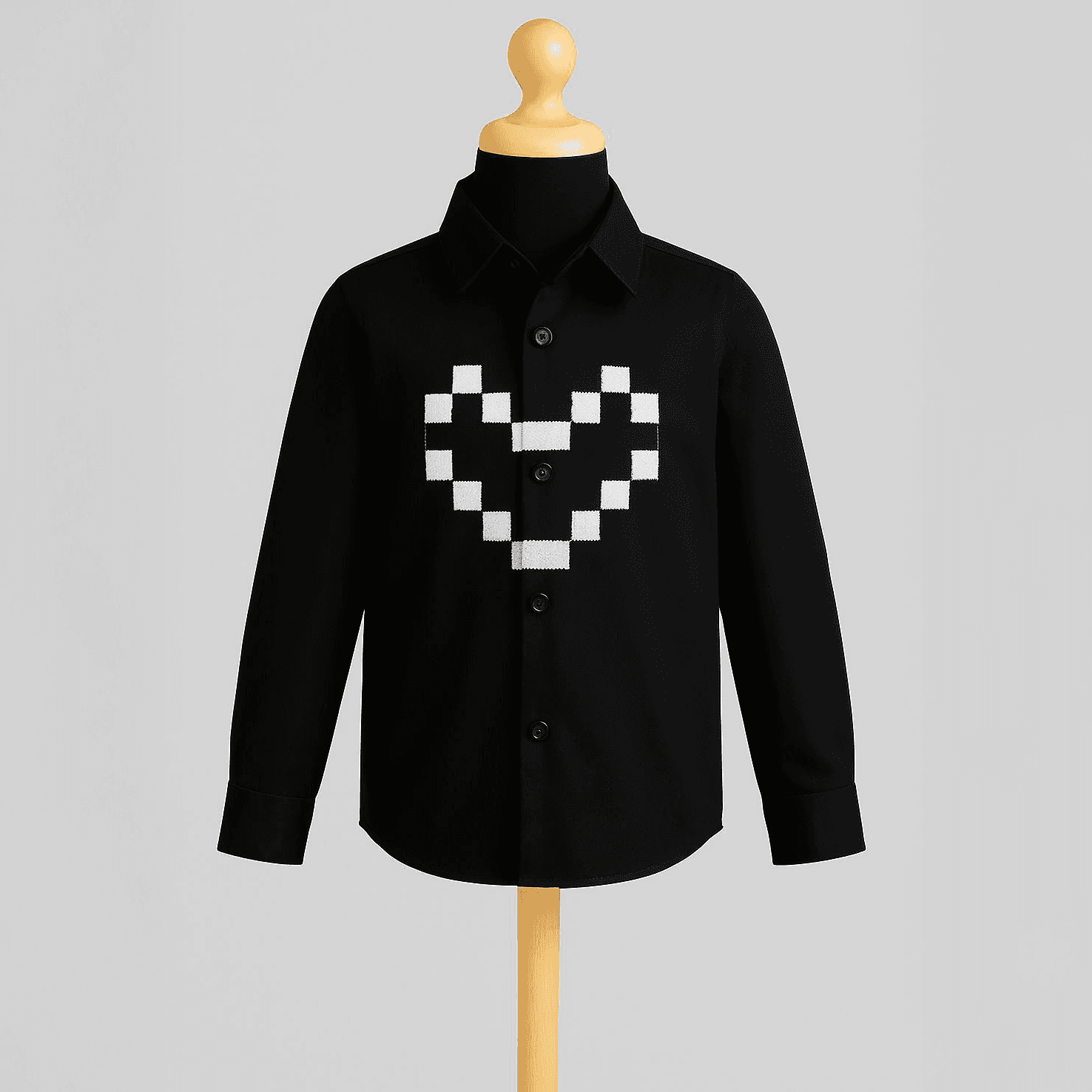 Pixel Heart Shirt (Black)