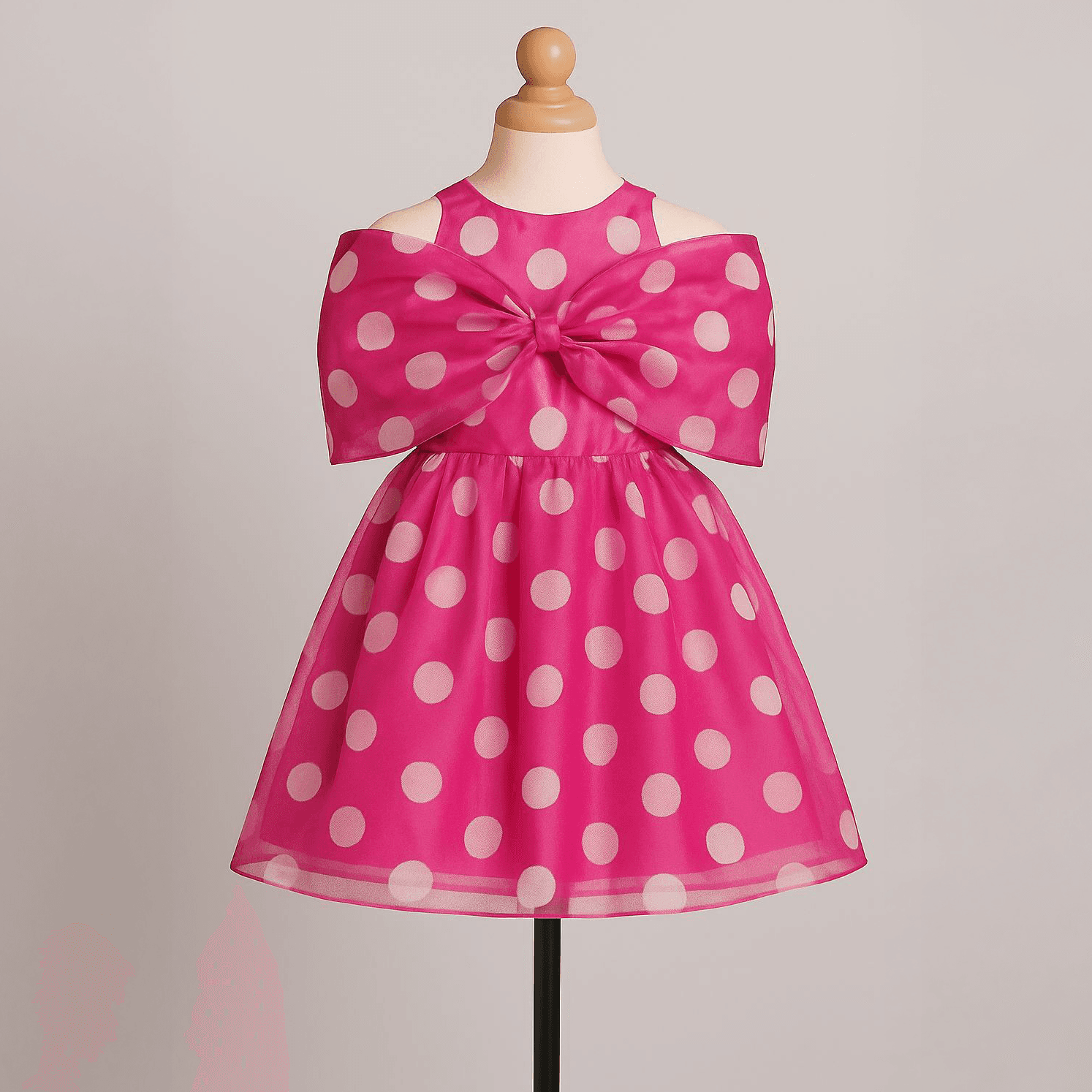 Abstract Pink Polka