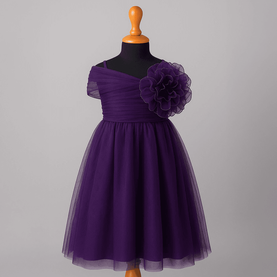 Royal Plum Princess Dress