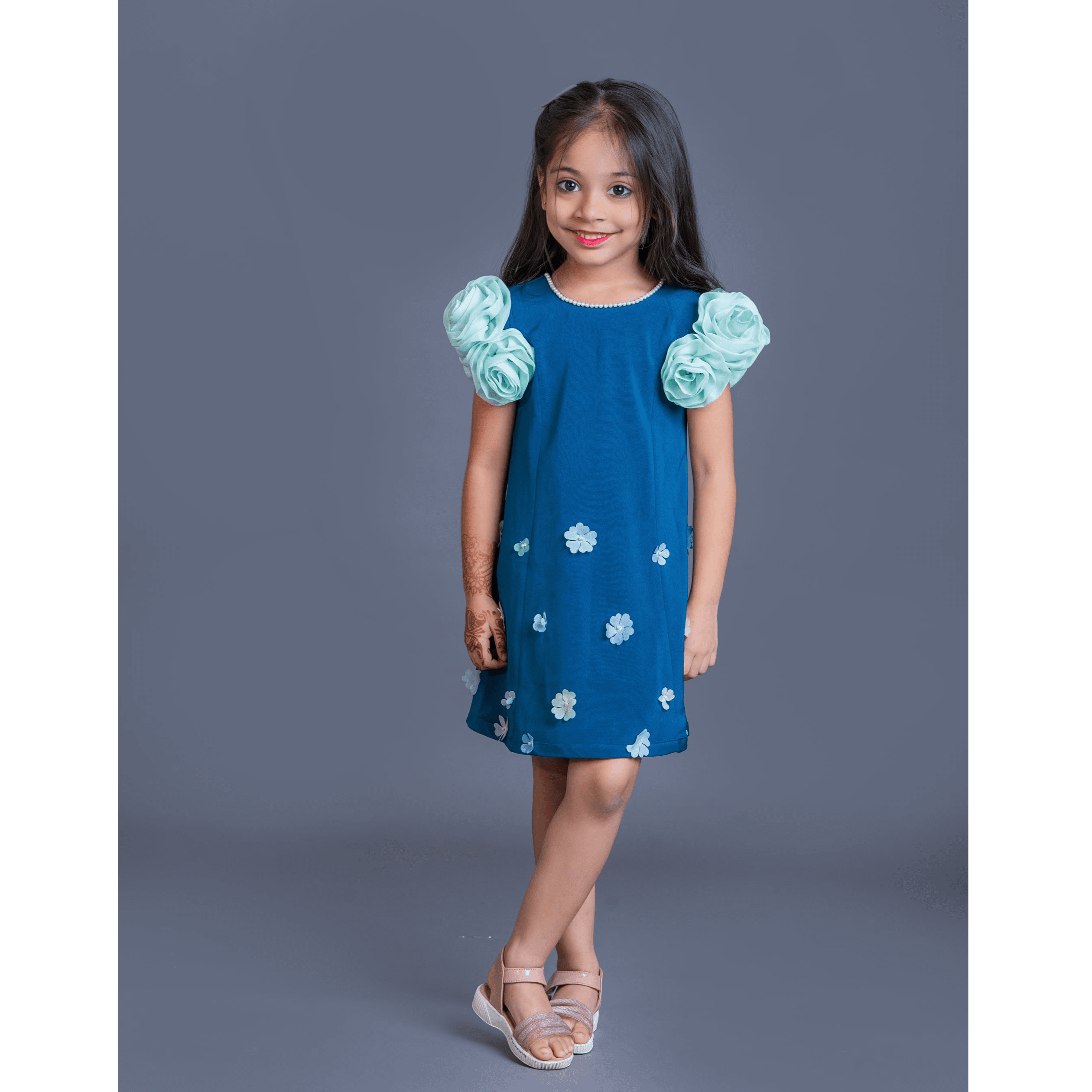 Blue Blossom Dress