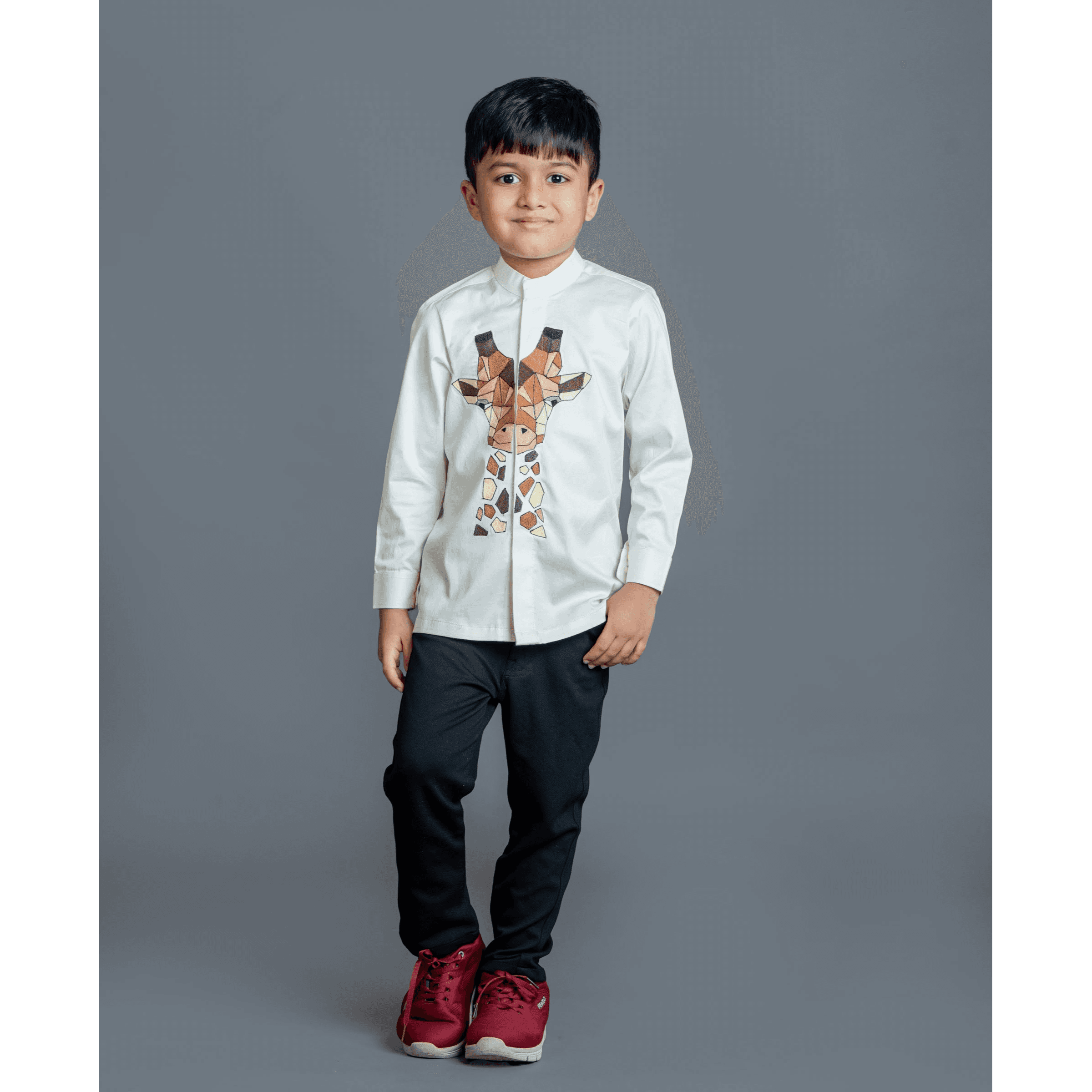 Geometric Giraffe Shirt