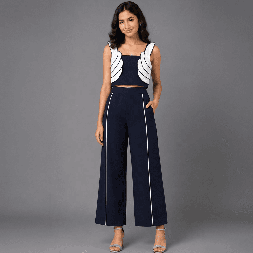 Navy Wing Co-ord Set