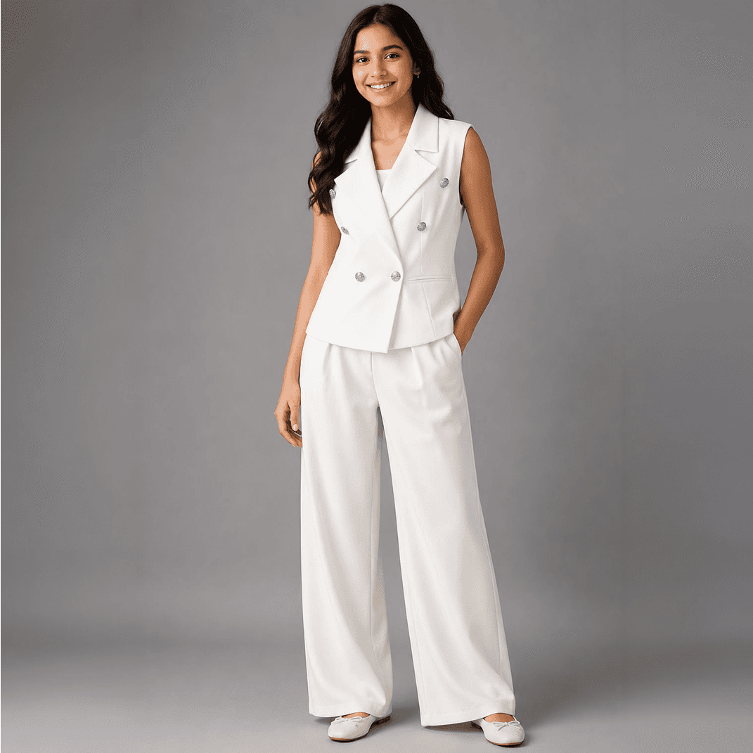 Ivory Scuba Co-ord Set