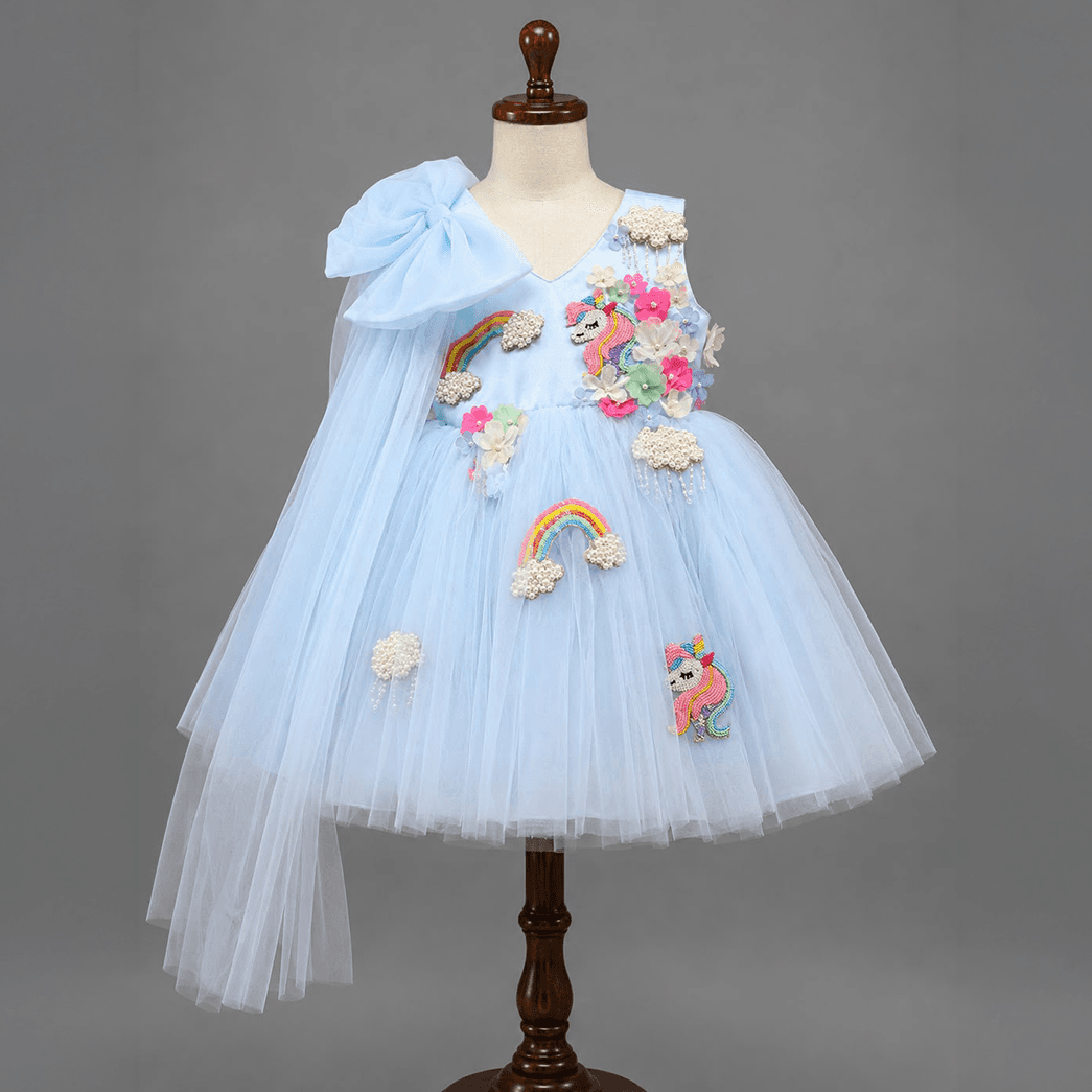 Pink Unicorn Sky Dream Embellished Dress
