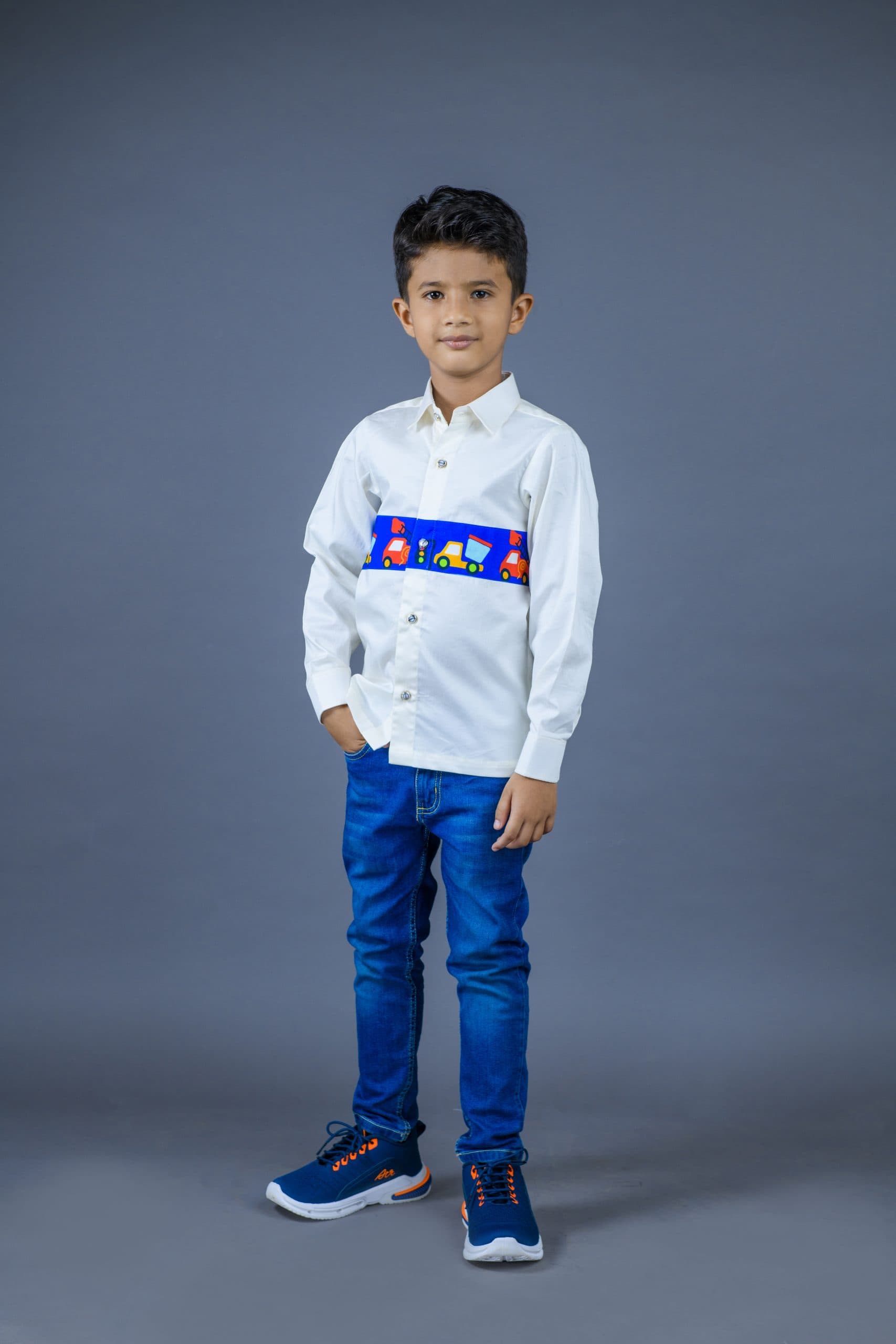 Colorful Cars Printed Shirt