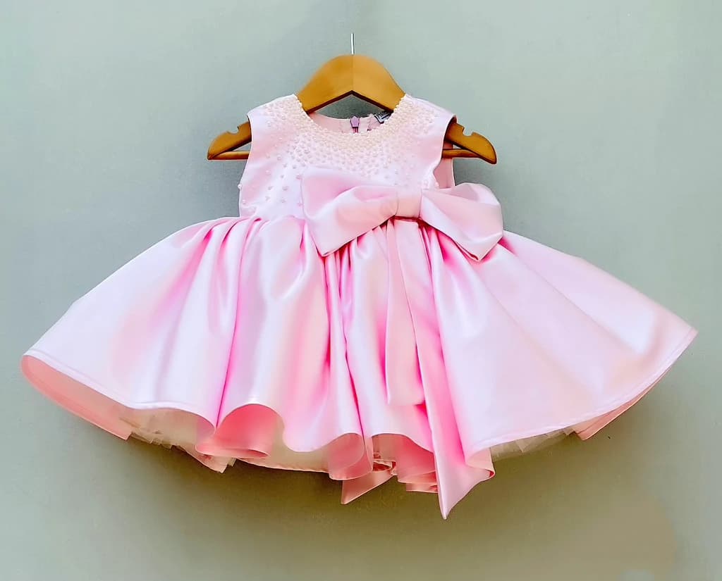 Satin Pink Dress