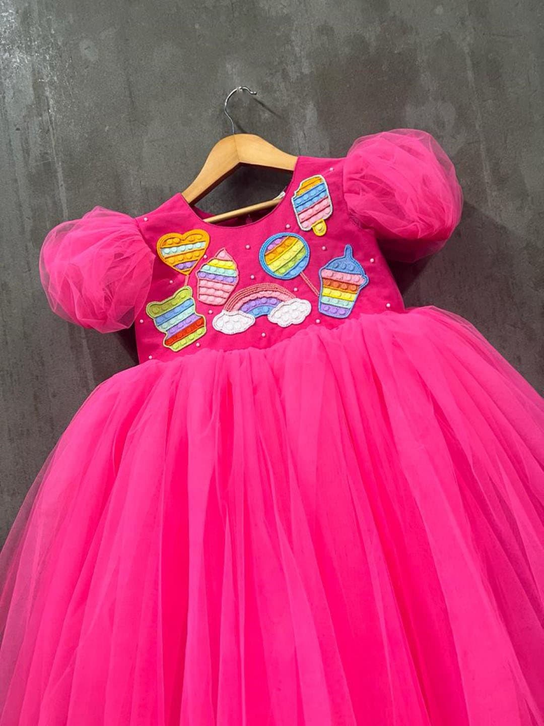 Papit hand embroidery dress
