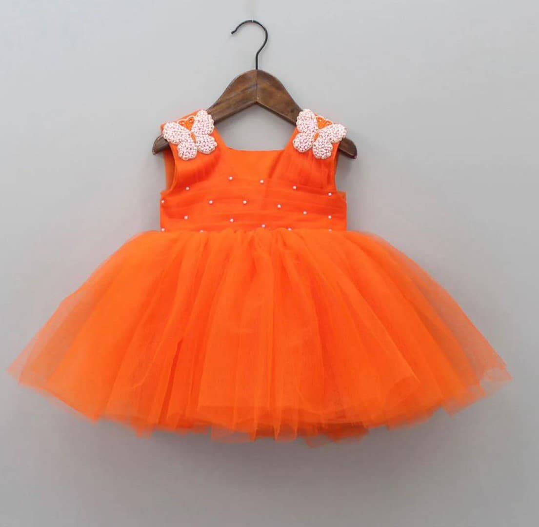 Shoulder butterfly dress
