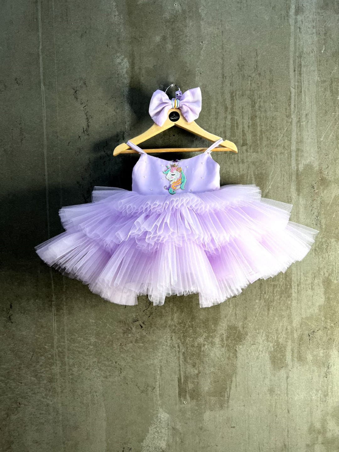 Unicorn Lavender Frill dress